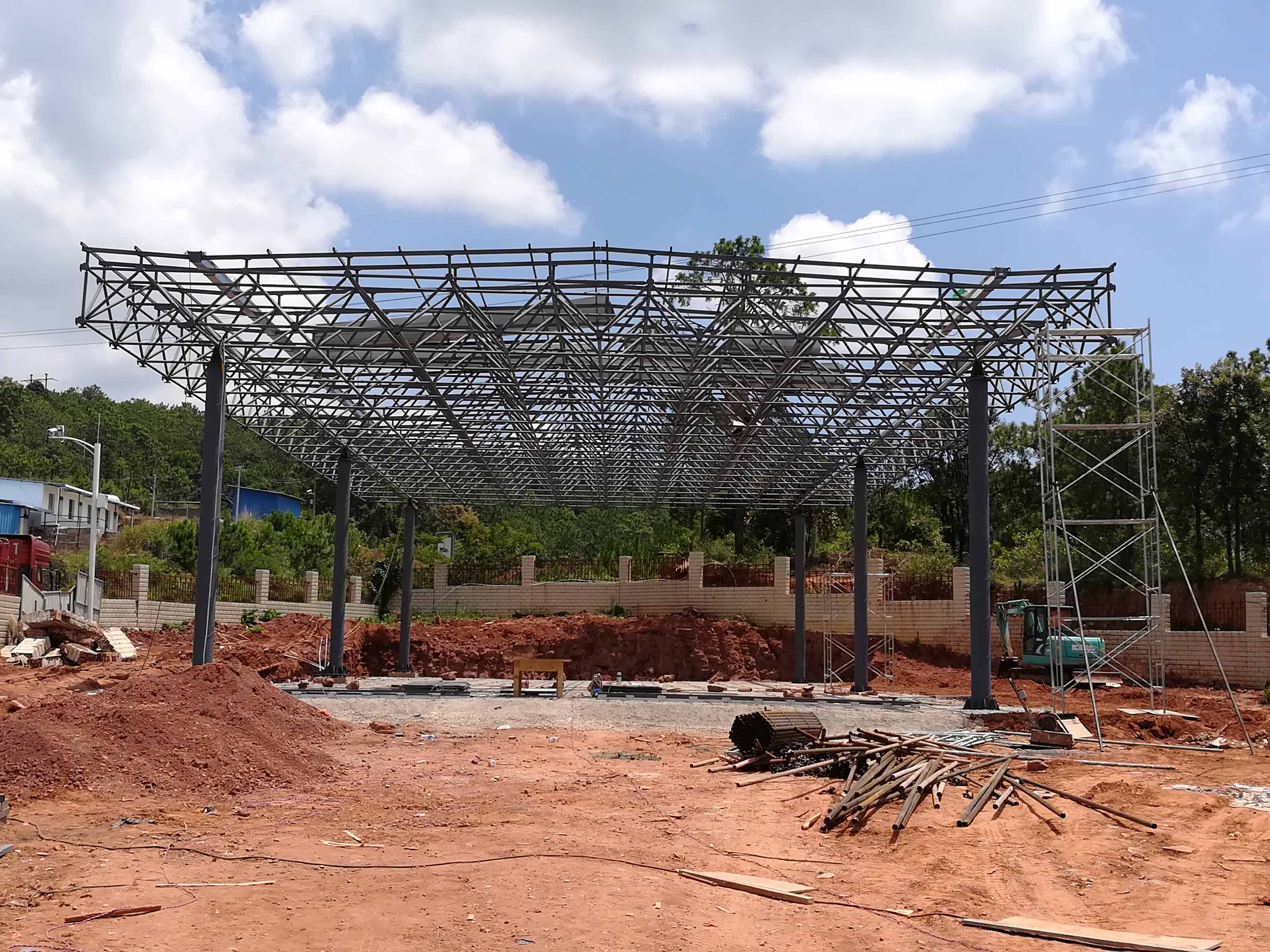 重庆加油站网架屋面